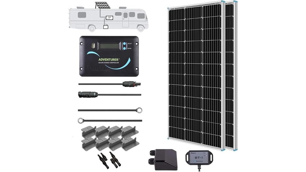 200w monocrystalline solar kit