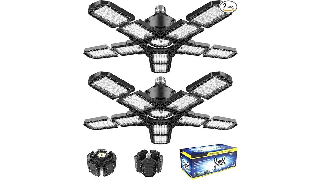 adjustable led garage lights