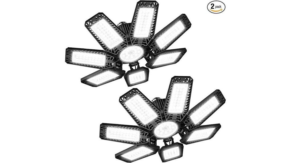 bright adjustable garage lighting