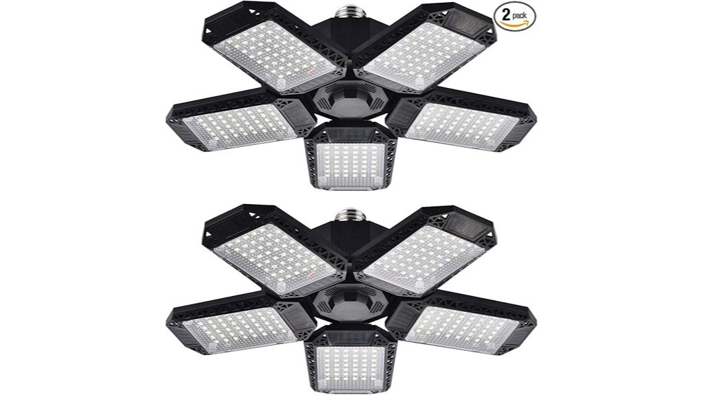 deformable led garage lights