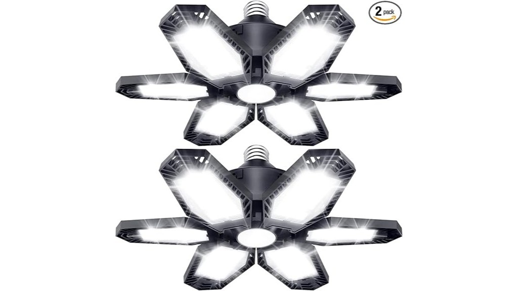 deformable led garage lights