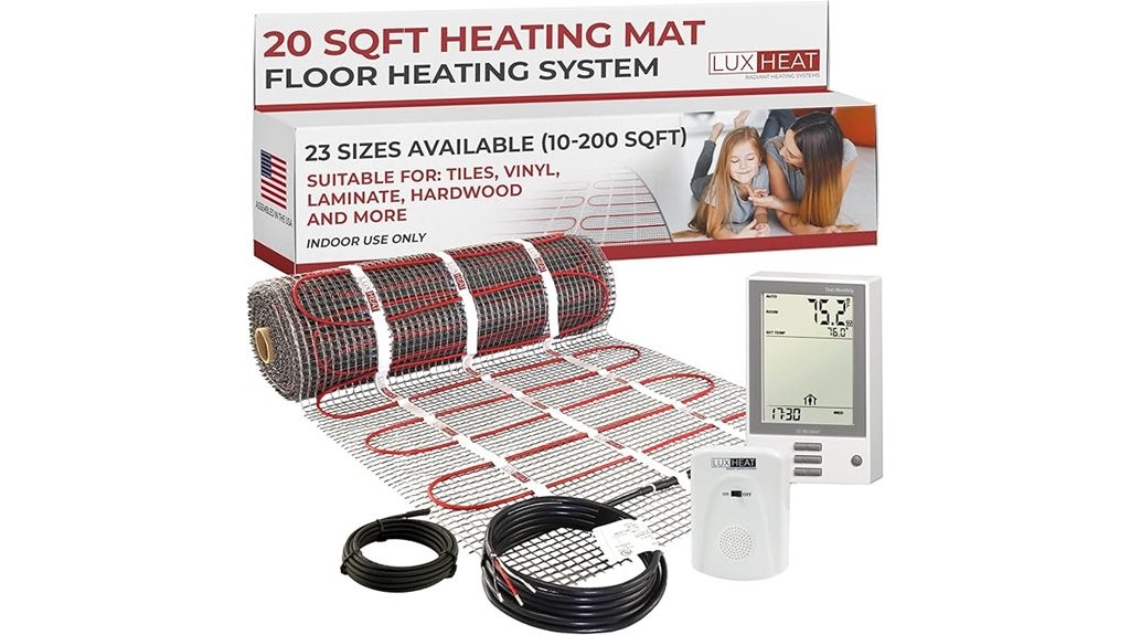 electric radiant floor heating