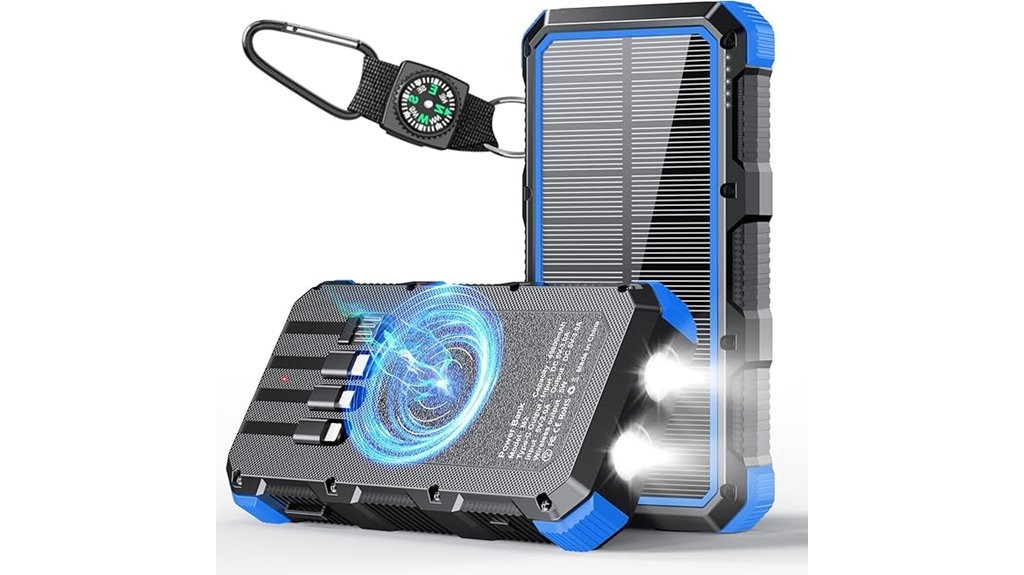 high capacity solar power bank