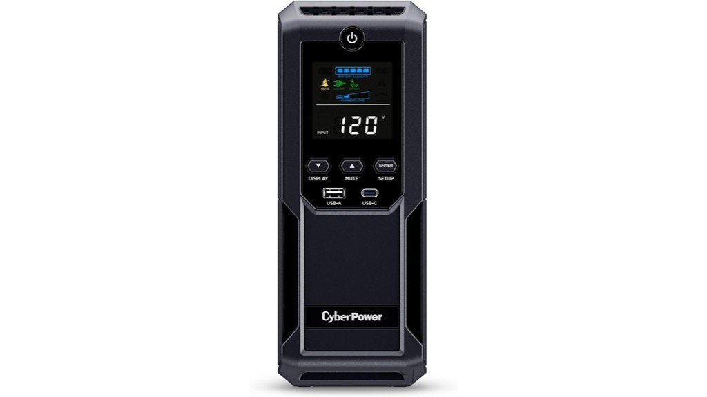 intelligent lcd ups system