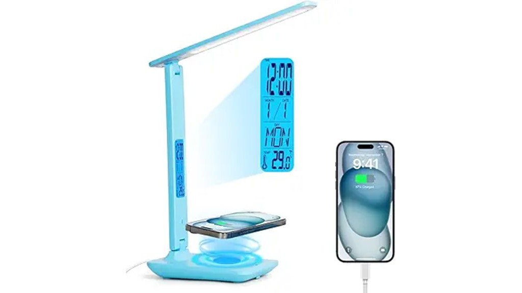 led lamp with charger
