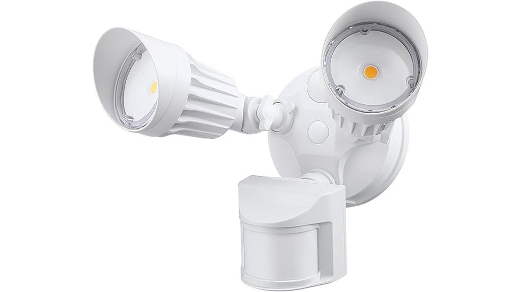 motion activated led security light