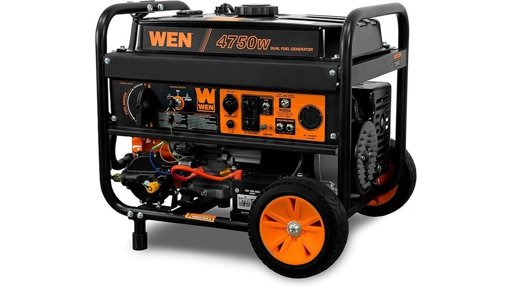 powerful dual fuel generator
