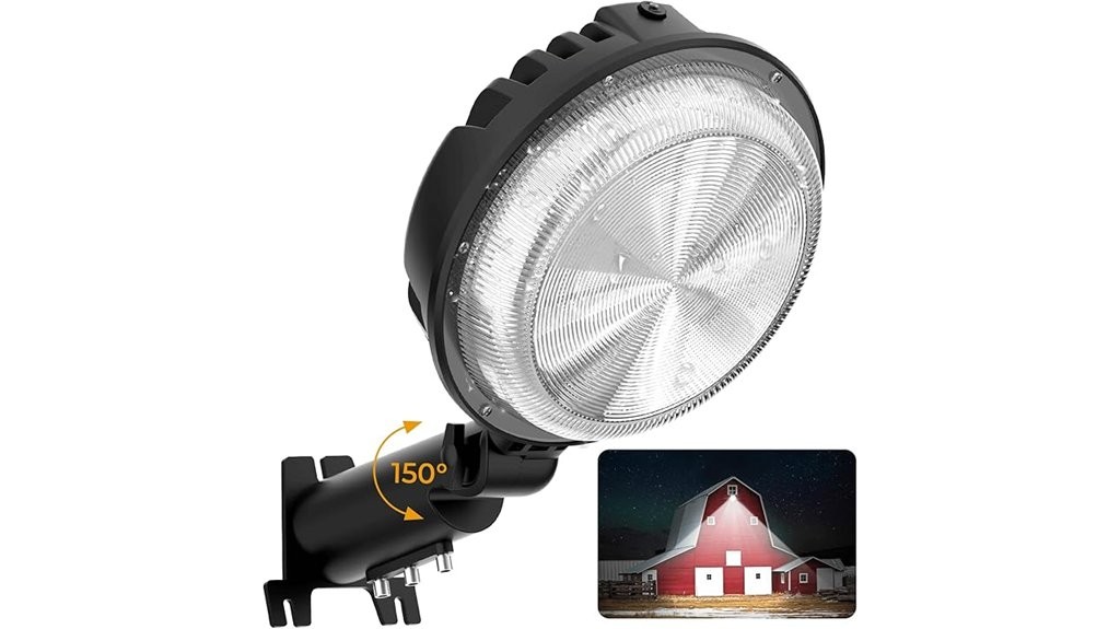 powerful outdoor dusk lighting