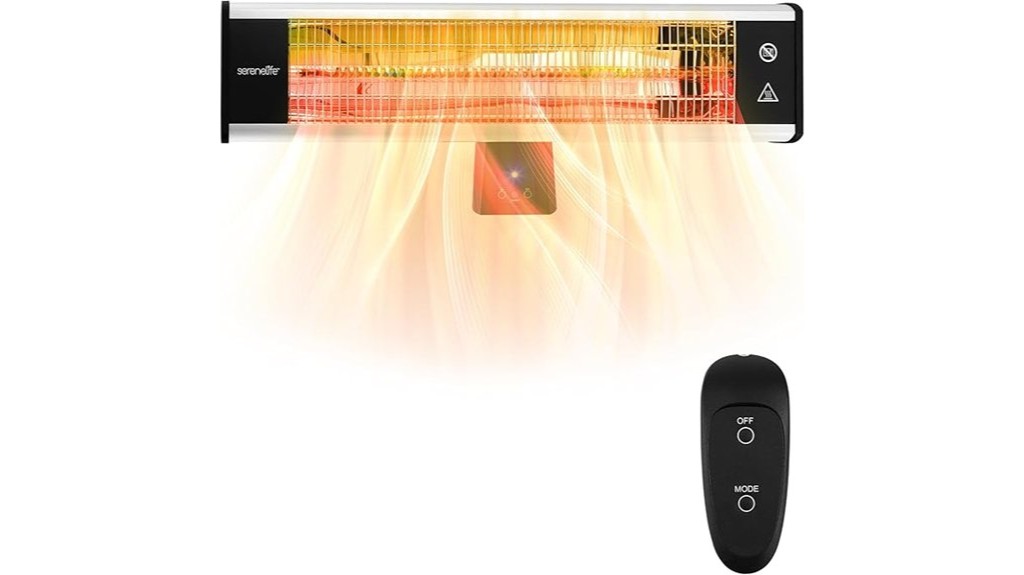 remote controlled infrared heater