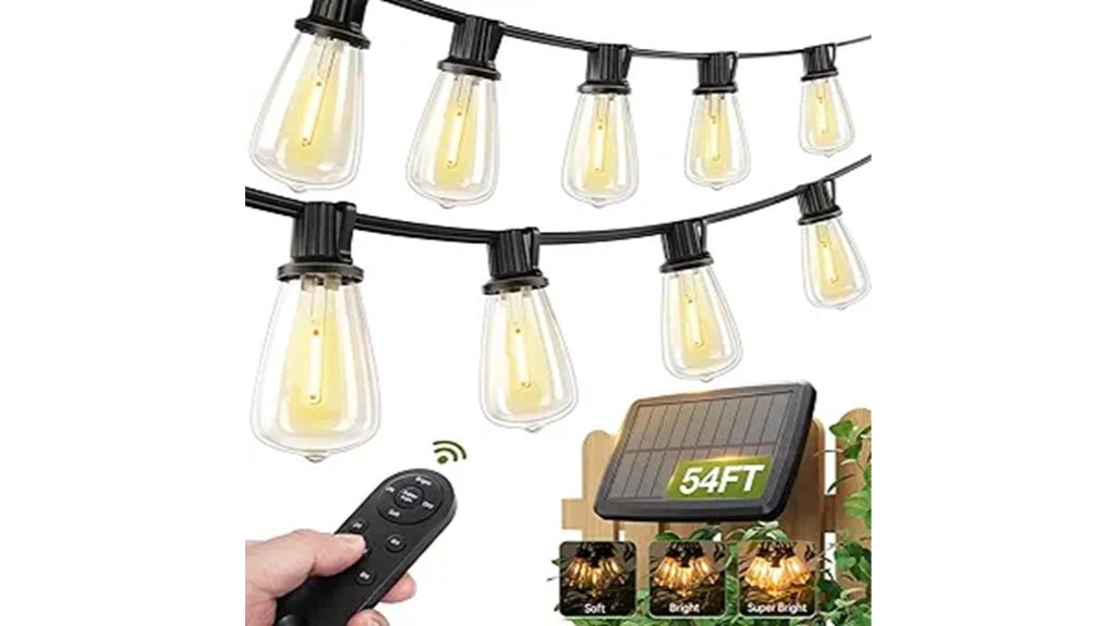 remote controlled solar lights