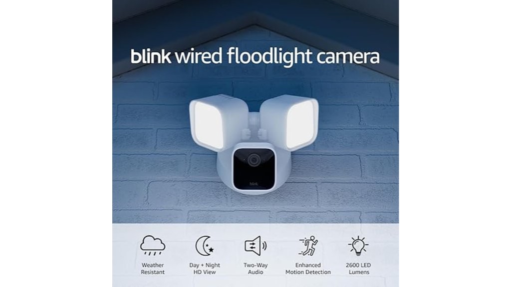 smart wired floodlight camera