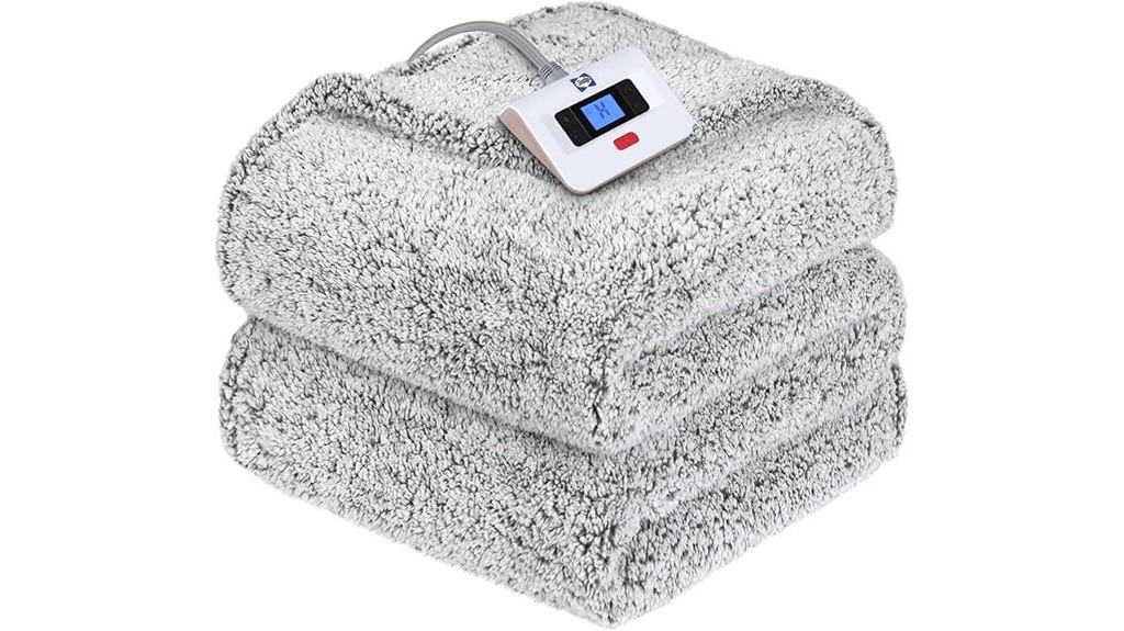 soft heated sherpa blanket