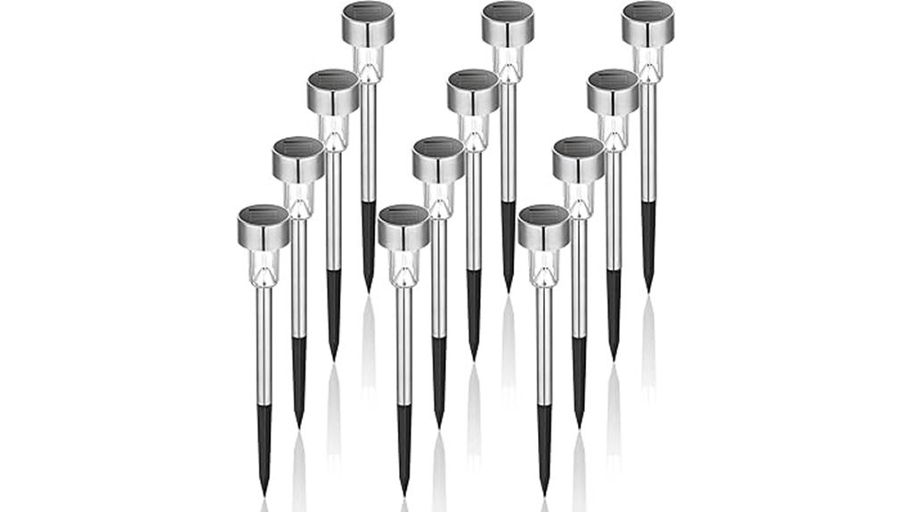 solar garden lighting set