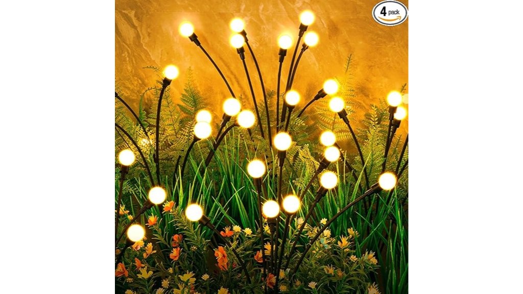 solar garden lights set