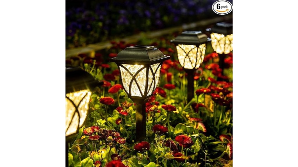 solar powered garden lighting