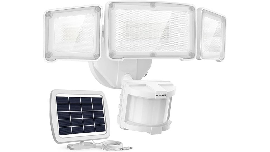 solar powered motion sensor lights