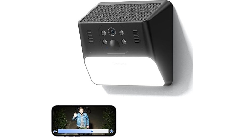 solar powered security camera
