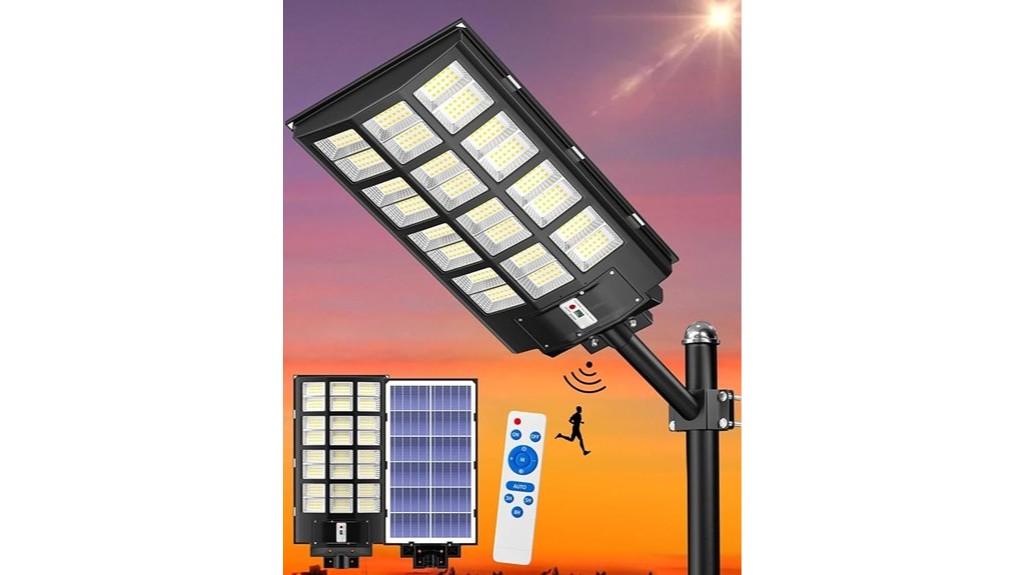 solar powered street lighting