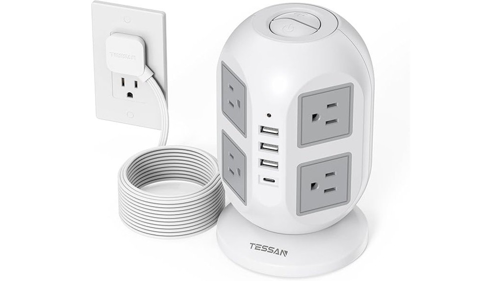 surge protector with outlets