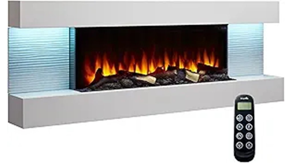 wall mount electric fireplace