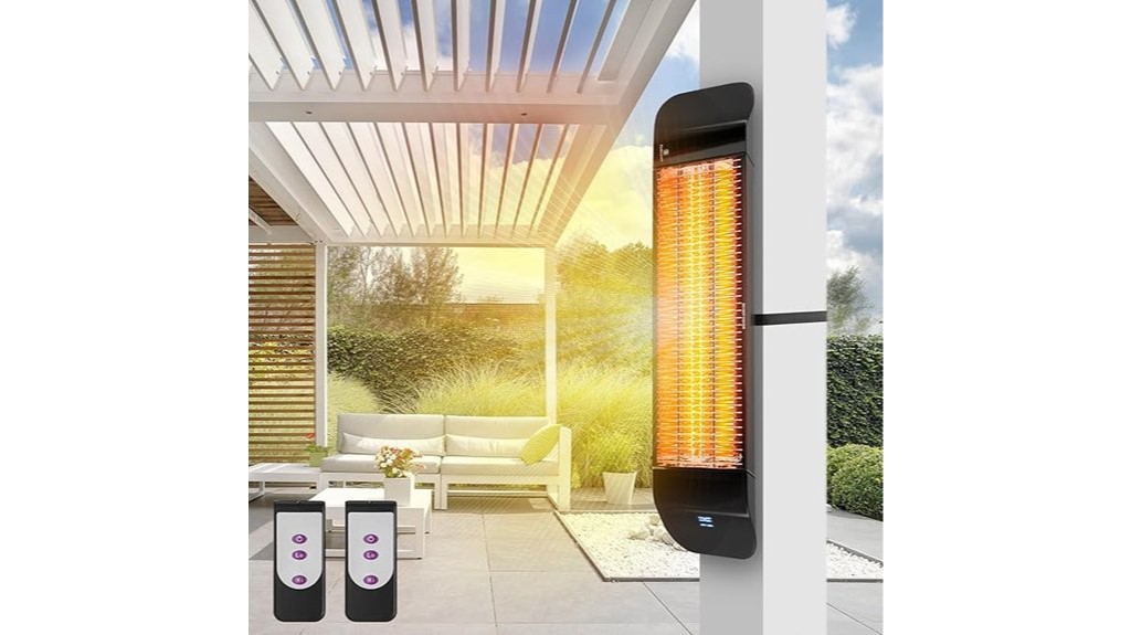 wall mounted patio heater