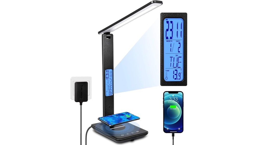 wireless charging led lamp
